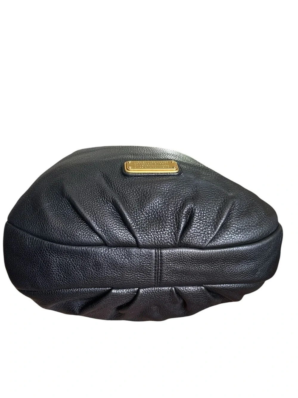 Marc by Marc Jacobs Q Workwear Hobo Black Pebbled Leather Shoulder Bag